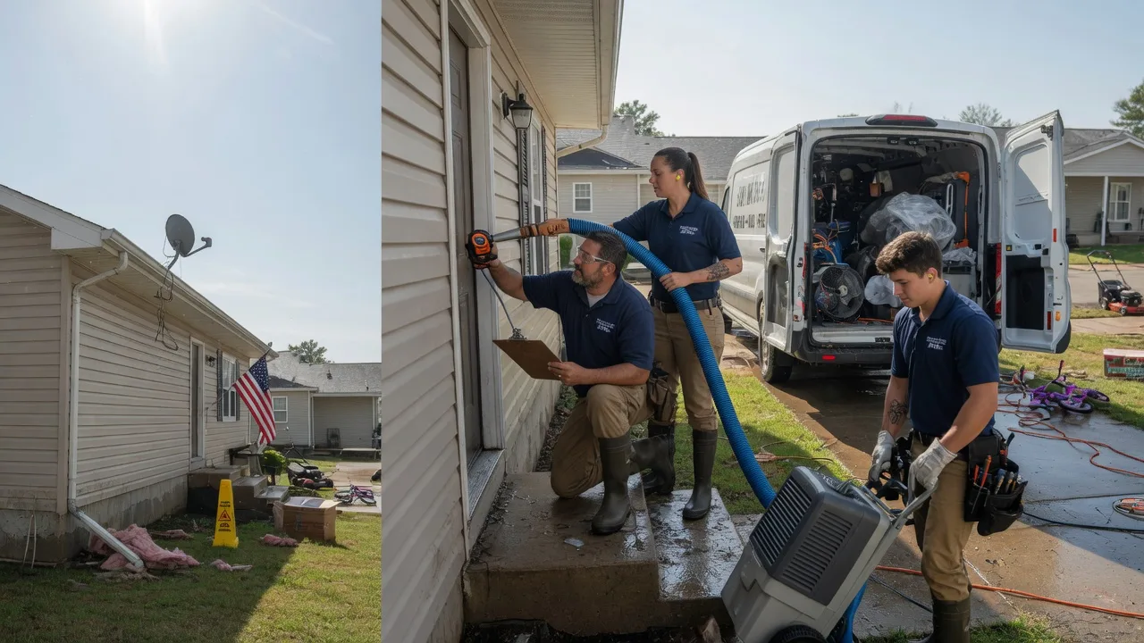 Ceiling Water Damage Restoration in Azle, TX near me