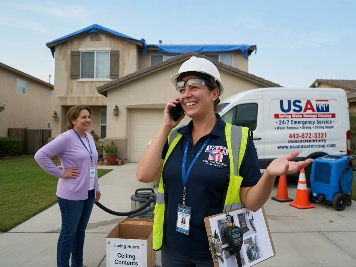 Ceiling Water Damage Restoration Azle, TX FAQs